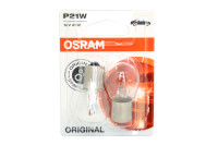 как выглядит лампа автомобильная osram p21w 12v 21w ba15s 7506 на фото