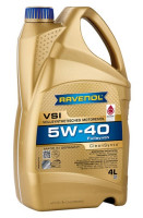 как выглядит масло моторное ravenol vsi 5w40 4л  на фото