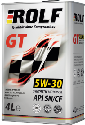ROLF GT 5w30 SN-CF ROLF GT 5w30 SN-CF